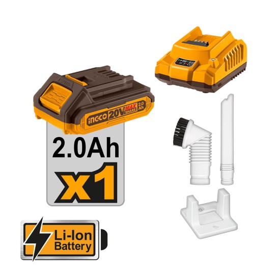Σκούπα Stick Cyclone Μπαταρίας 20V Li-Ion 120W