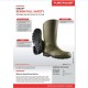 DUNLOP Μπότες γονάτου Devon S5 πράσινες H142611 No40